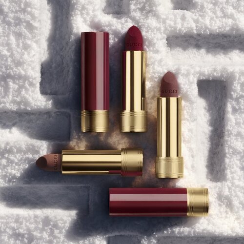 Gucci Beauty Rouge &amp;agrave; L&amp;egrave;vres Matte Lipstick matirajući ruž za usne nijansa 509 Rosso Ancora 3.5 g Slike