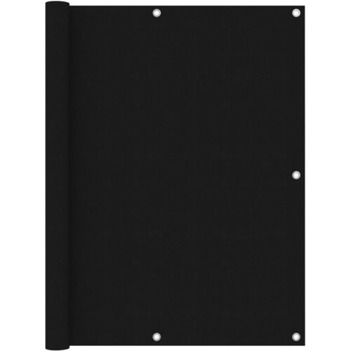 vidaXL balkonski zastor crni 120 x 500 cm od tkanine Oxford Cijene