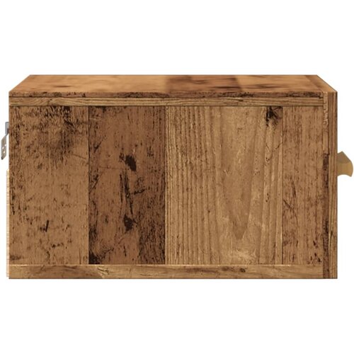  Zidni noćni ormarići 2 kom boja staro drvo 35 x 35 x 20 cm Slike