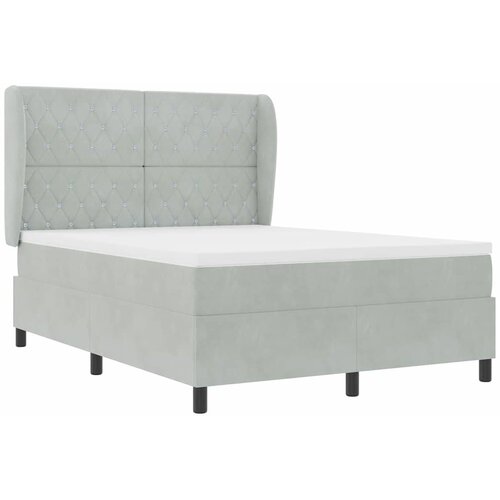  Krevet s opruga kutije Svijetlo siva 200 x 140 cm Bar&amp;scaron;un Slike
