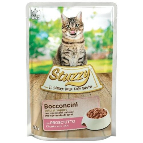 Stuzzy prelivi za mačke - komadići &scaron;unke - 85g Cene