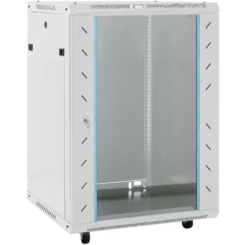 vidaXL Omrežna omarica 15U 19" IP20 siva 53x40x80 cm Cene