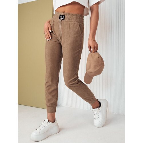 DStreet DERCY women&amp;#039;s sweatpants, camel, Slike