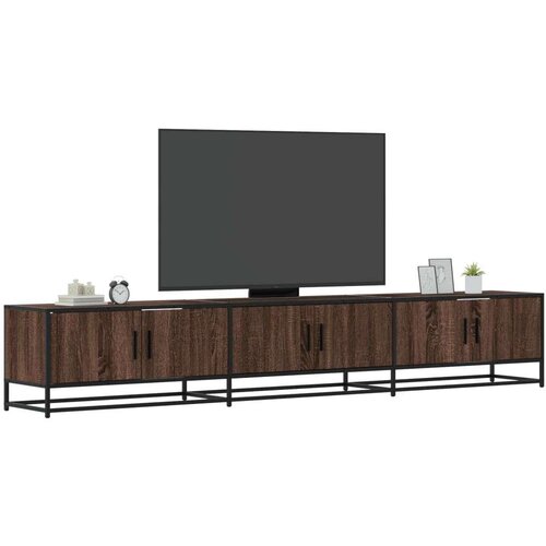 TV ormarić boja smeđeg hrasta 240x35x41 cm konstruirano drvo Cijene