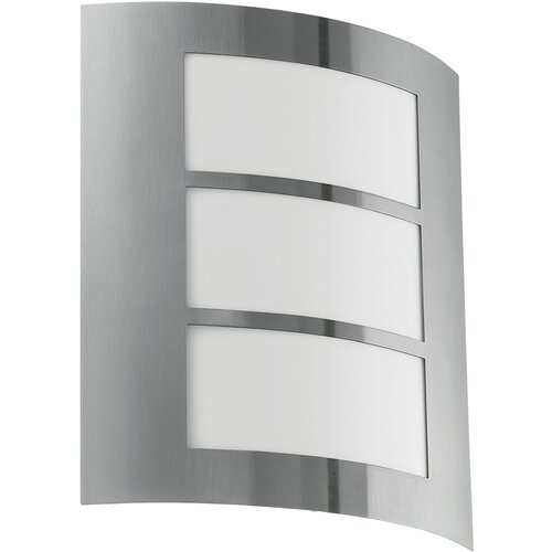Eglo City vanjska zidna/1, e27, inox Slike