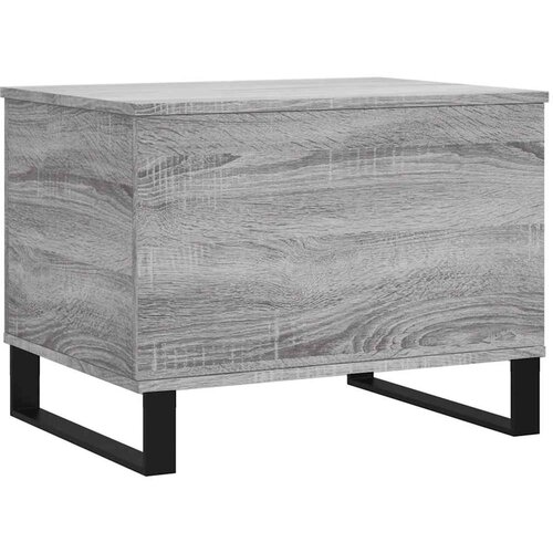  Stolić za kavu boja hrasta 60 x 44,5 x 45 cm konstruirano drvo Siva Slike