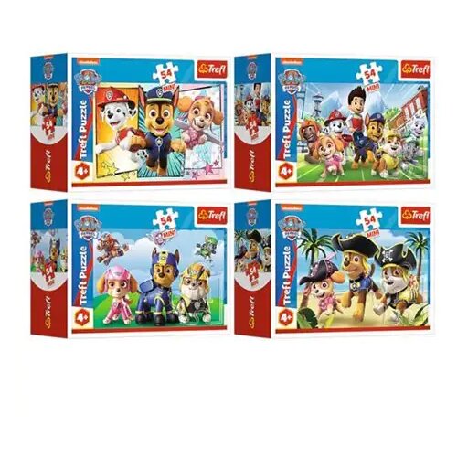 Trefl Paw Patrol 54kom mini puzzle 4 vrste - Cene