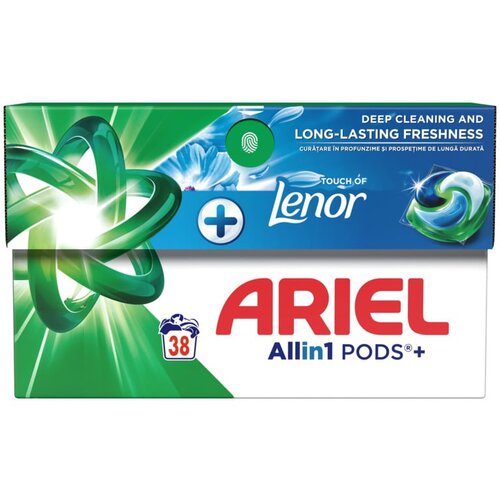 Ariel All in One PODS Touch of Lenor kapsule za pranje veša, 38kom Cene
