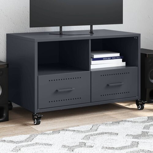 TV ormarić antracit 68x39x43,5 cm čelik Cene