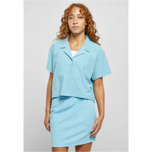 UC Curvy Ladies Towel Resort Shirt balticblue