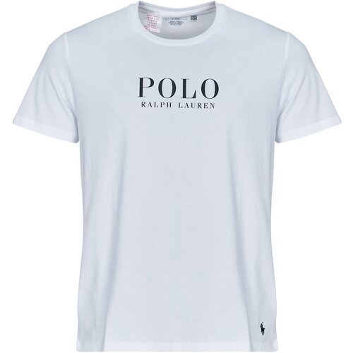 Polo Ralph Lauren S/S CREW SLEEP TOP Bijela Slike