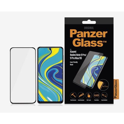 PanzerGlass za&amp;scaron;titno staklo za Xiaomi Redmi Note 9 Pro/9 Pro Max/9S case friendly black Slike