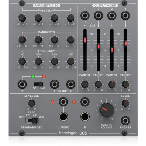 Behringer 305 eq/mixer/output