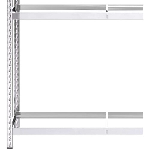  Stalci za gume s 3 razine 2 kom srebrni 110x40x200 cm čelični Slike