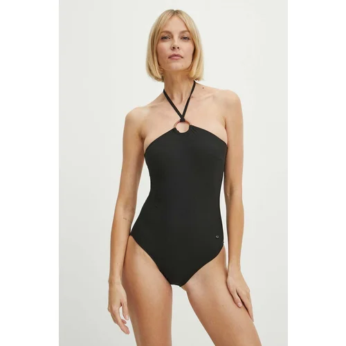 women'secret Jednodijelni kupaći kostim SWIM ICONS boja: crna, lagano učvršćene košarice, 5527102