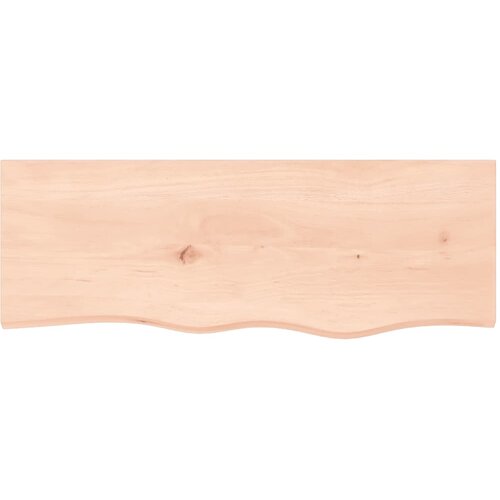  Zidna polica 80x30x(2-4) cm neobrađena masivna hrastovina Slike
