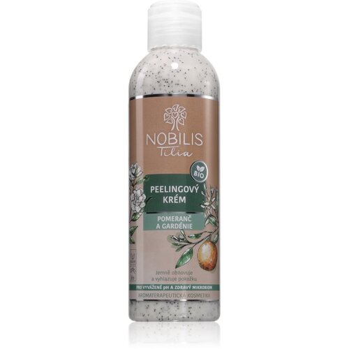 Nobilis Tilia Exfoliating Cream krema za tu&amp;scaron;iranje s pilingom parfemi Pomeranč a Gard&amp;eacute;nie 200 ml Slike