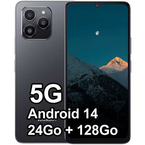 FOSSIBOT S1 6GB+128GB črna 5G pametni telefon, (22114333) Cene