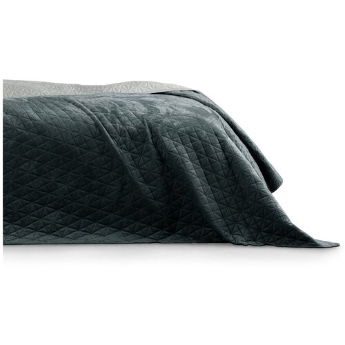 AmeliaHome Sivo pregrinjalo za posteljo Laila Silver, 220 x 240 cm Slike
