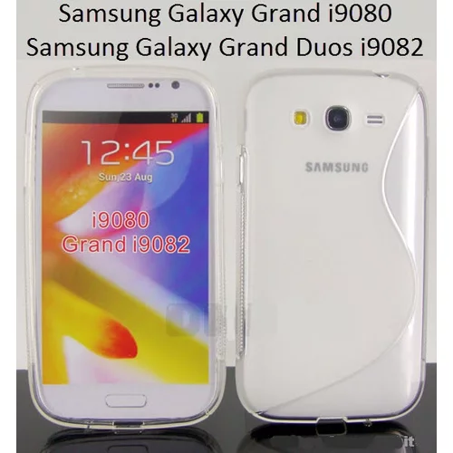  Gumijasti / gel etui S-Line za Samsung Galaxy Grand i9080 / Grand Duos i9082 - prozorni