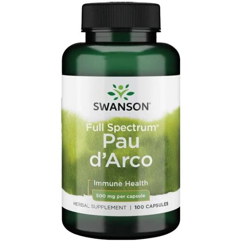 Swanson Pau d&amp;#039;Arco 500 mg (100 kapsul) Slike