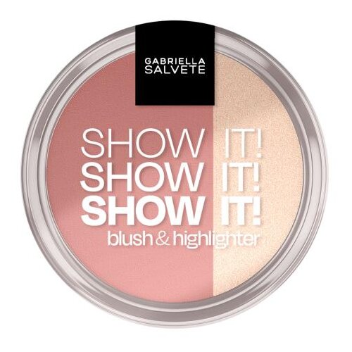 Gabriella Salvete Show It! Blush &amp;amp; Highlighter rumenilo 9 g Nijansa 02 Slike