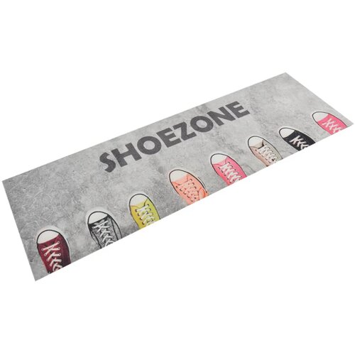 vidaXL Kuhinjska preproga pralna napis Shoezone 60x180 cm žamet Cene
