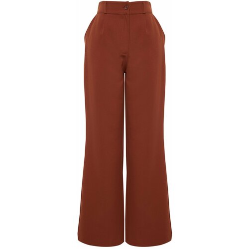 Trendyol Pants - Red - Wide leg Cene