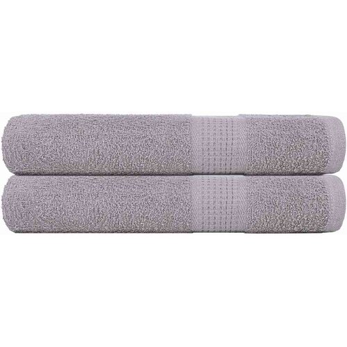 Furnova Brisače za savno 2 kos siva 80x200 cm 360 g/m² 100% bombaž, (21916814) Cene