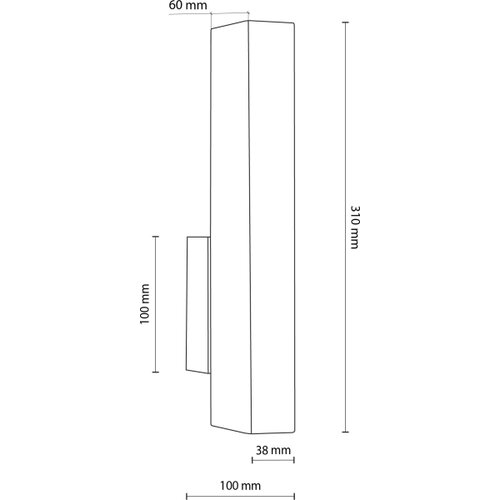  LED zidno svetlo TEO LED/3W/230V 3000K borovina Slike