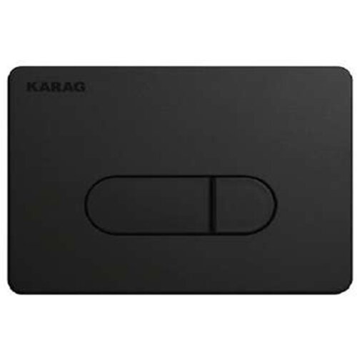 Karag WC tipka Siena black mat, T110002 Slike