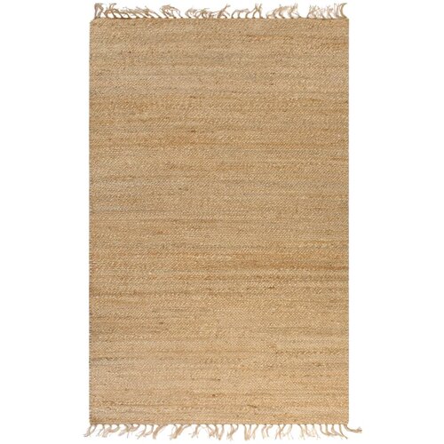 VidaXL Ručno tkani ukrasni tepih od jute 120 x 180 cm prirodna boja Slike