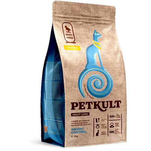Petkult Cat Adult Care Weight Control - piščanec 2 kg Cene