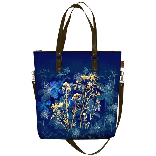 Bertoni unisex&amp;#39;s shopper bag maxa midnight navy blue | ePonuda.com
