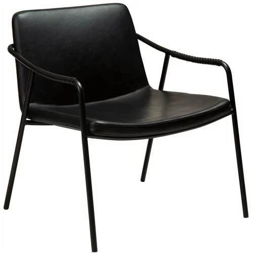 DAN-FORM Denmark Crna fotelja od imitacije kože Boto