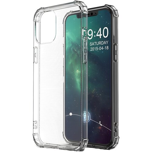 IZMAEL.eu Silikonska futrola s ojačanim rubovima za Apple iPhone 14 - Prozirna Cijene