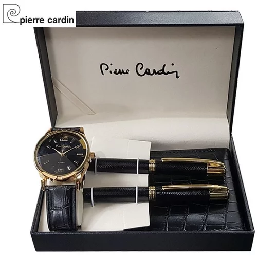 Pierre Cardin moški set ura, denarnica, nalivno pero in kuli