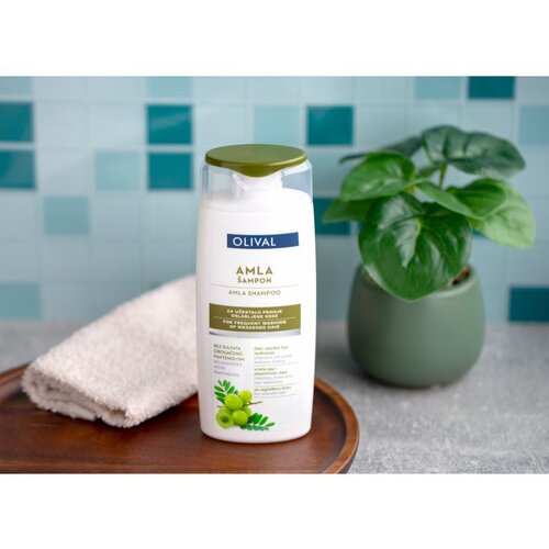 OLIVAL Amla vlažilni &amp;scaron;ampon za krepitev las 250 ml Slike