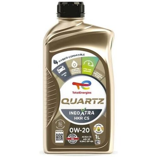 Total motorno olje Quartz Ineo Xtra HKR C5 0W-20, 1L Slike
