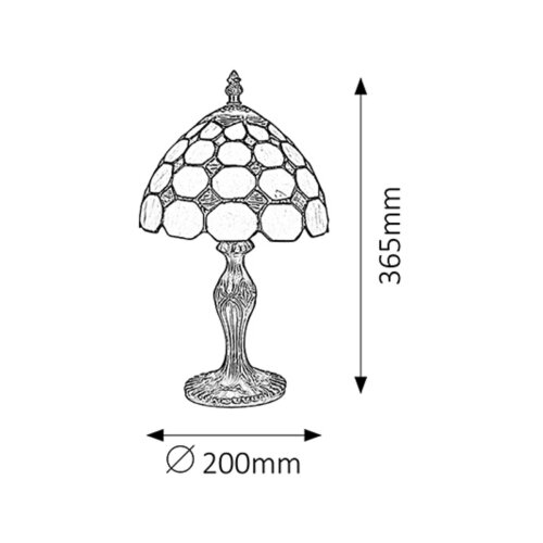Rabalux marvel stona lampa E14 40W klasična rasveta KE33M95 Slike