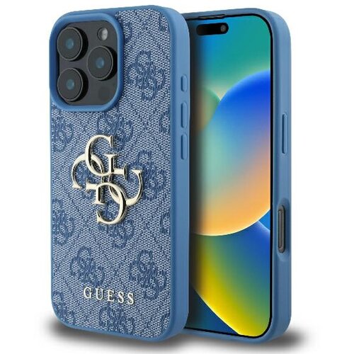 Guess HARDCASE 4G BIG LOGO ZA IPHONE 16 PRO 6.3 BLUE OVITEK, (21972265) Cene