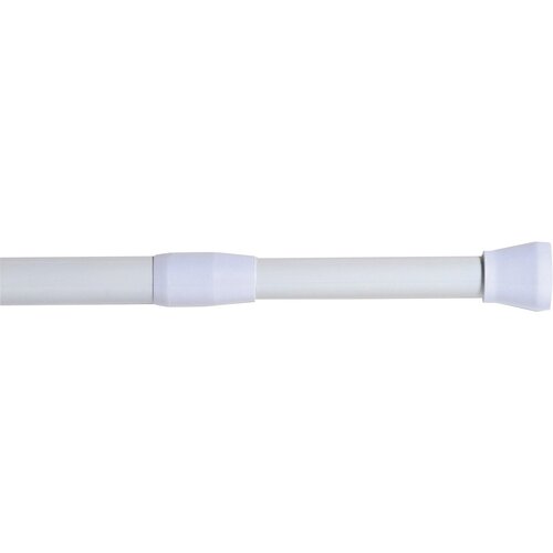 Tendance Držač za zavjesu za kadu, Aluminij, 70-120 cm, Bijela Slike