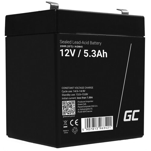 Green cell AGM45 UPS battery Sealed Lead Acid (VRLA) 12 V 5,3 Ah Cijene