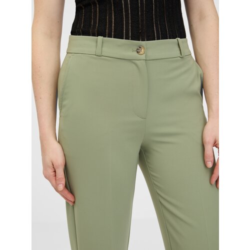 Orsay Khaki Women's Straight Pants - Women's Cene
