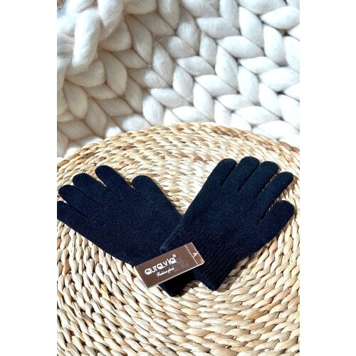 Aura.via Smooth Women&amp;#039;s Touchscreen Black Gloves Slike