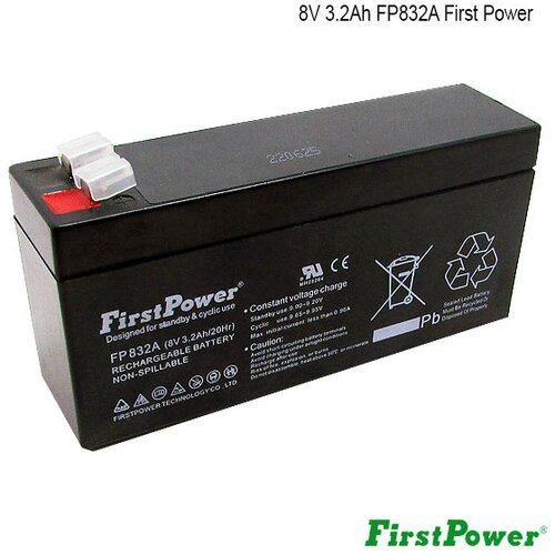 FirstPower 8V 3.2Ah FP832A terminal T1 Slike
