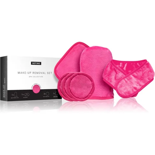 Notino Spa Collection Make-up removal set komplet za odstranjevanje ličil iz mikrovlaken Pink