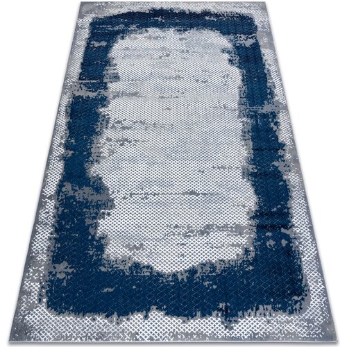 RugsX Preproge Preproga CORE A004 Okvir, Overdubbed - Strukturni, 140x190 cm Modra Cene