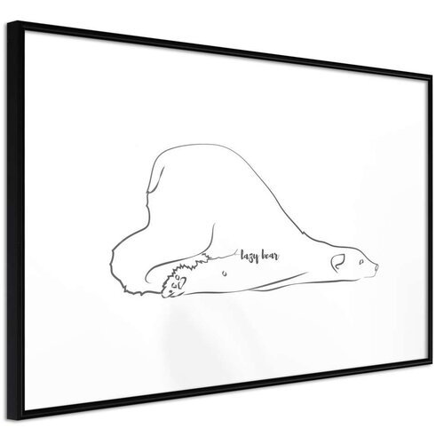  Poster - Resting Polar Bear 30x20 Slike