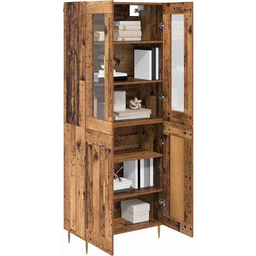  Kuhinjski ormarić 2 pcs Staro drvo 69 5 x 34 x 180 cm Konstruirano drvo Slike